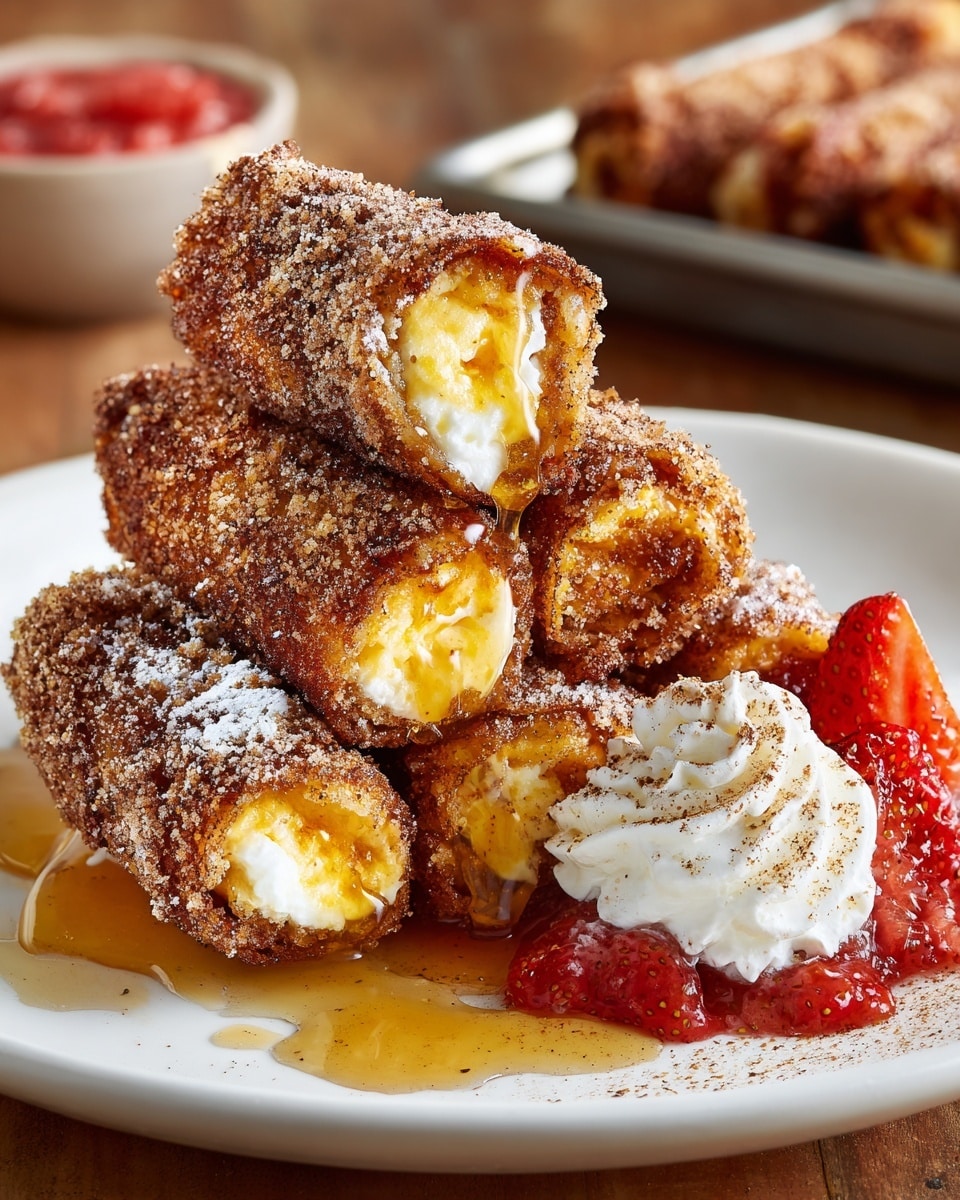 Fried Cheesecake Roll-Ups Recipe - Recipe Image