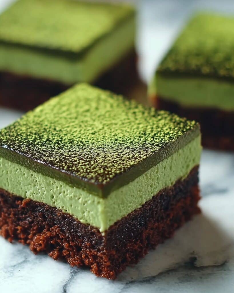 Matcha Mochi Brownies Recipe