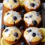 Blueberry Lemon Muffins with Glaze Recipe