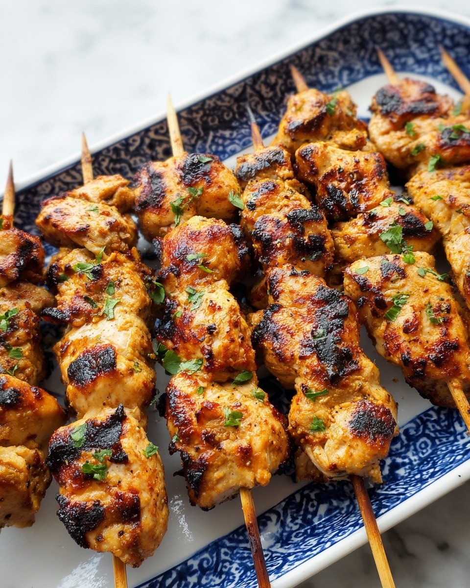 Oven-Baked Chicken Skewers with Smoky Spices and Veggies Recipe