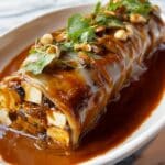 Tofu Skin Rolls with Savory Vegetable Filling and Aromatic Broth Recipe