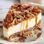 No-Bake Keto Pecan Pie Cheesecake Recipe