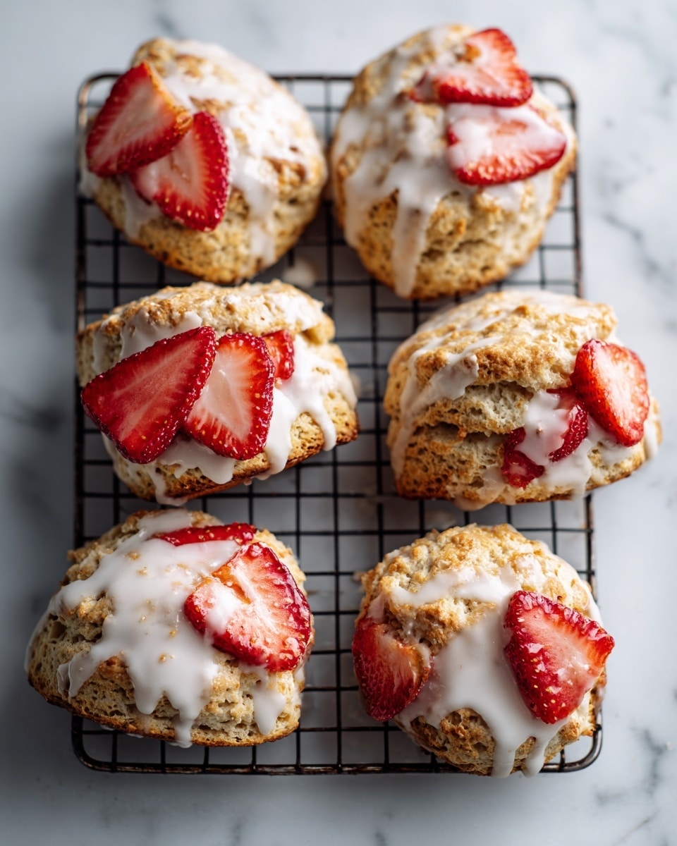 Fresh Buttermilk Strawberry Biscuits Recipe 6 Fresh Buttermilk Strawberry Biscuits Recipe - Recipe Image