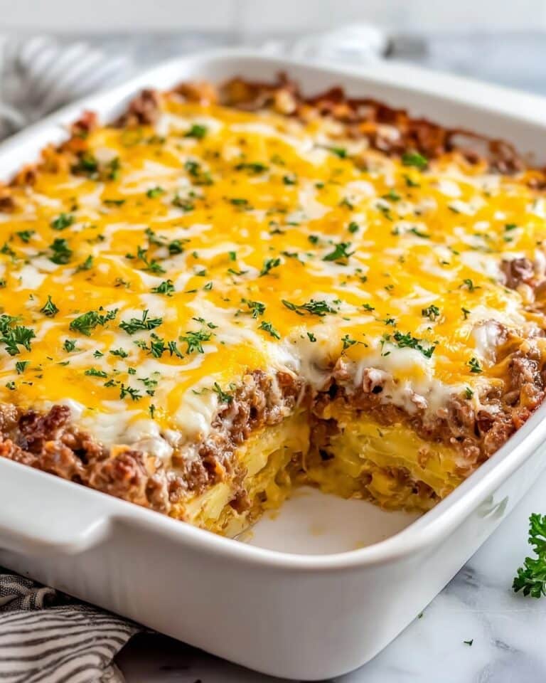 Ground Beef Hash Brown Casserole Recipe