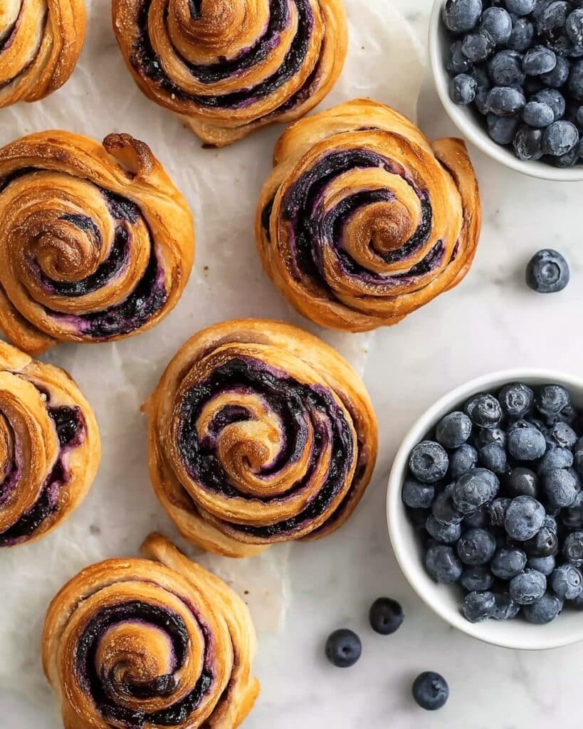 Homemade Blueberry Cruffins Recipe