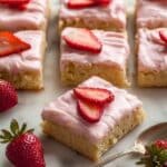 Homemade Strawberry Blondies with a Twist Recipe