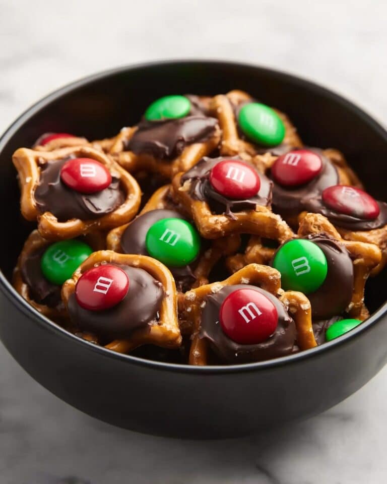 Pretzel Rolo M&M Bites Recipe