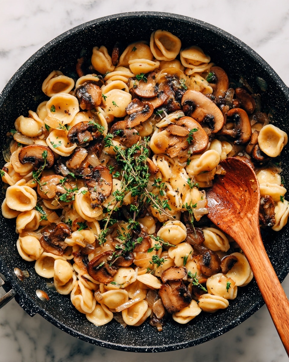 One Pot French Onion Pasta Recipe - Recipe Image