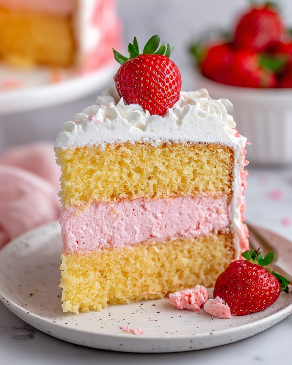 Strawberry Shortcake Swiss Roll Recipe - Recipe Image