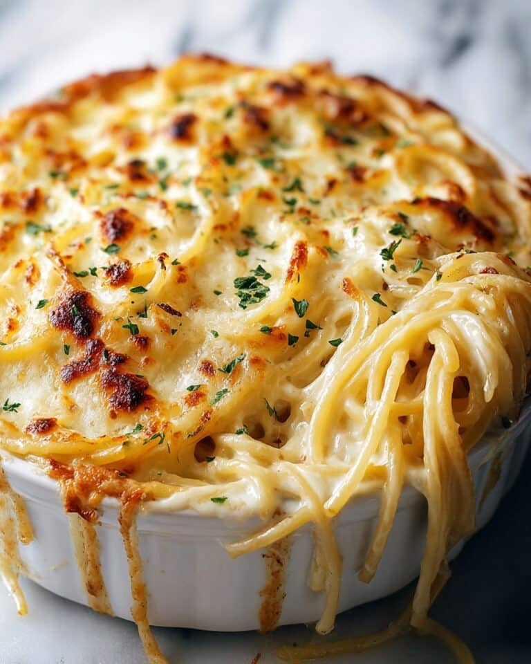 Baked Cream Cheese Spaghetti Recipe