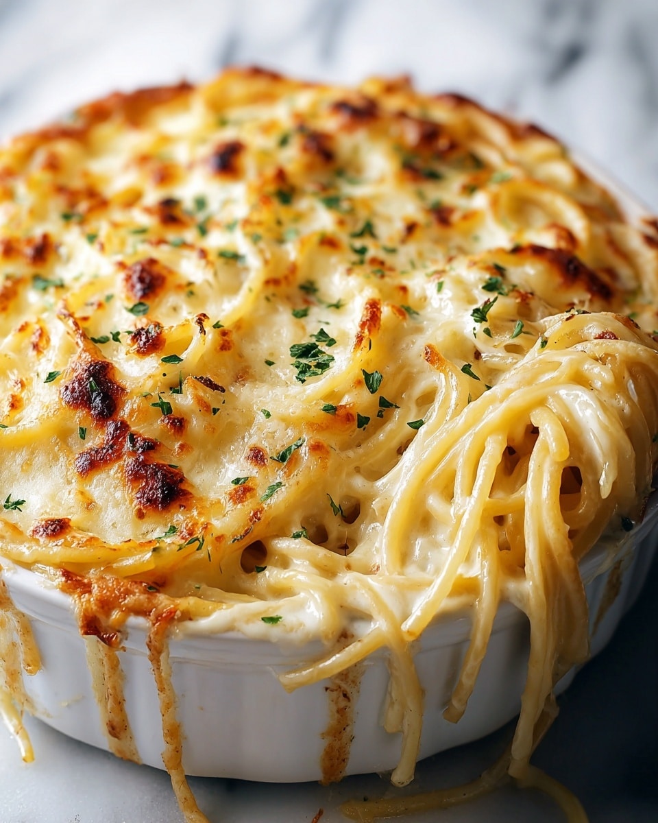 Baked Cream Cheese Spaghetti Recipe