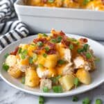 Loaded Potato Ranch Chicken Casserole Recipe