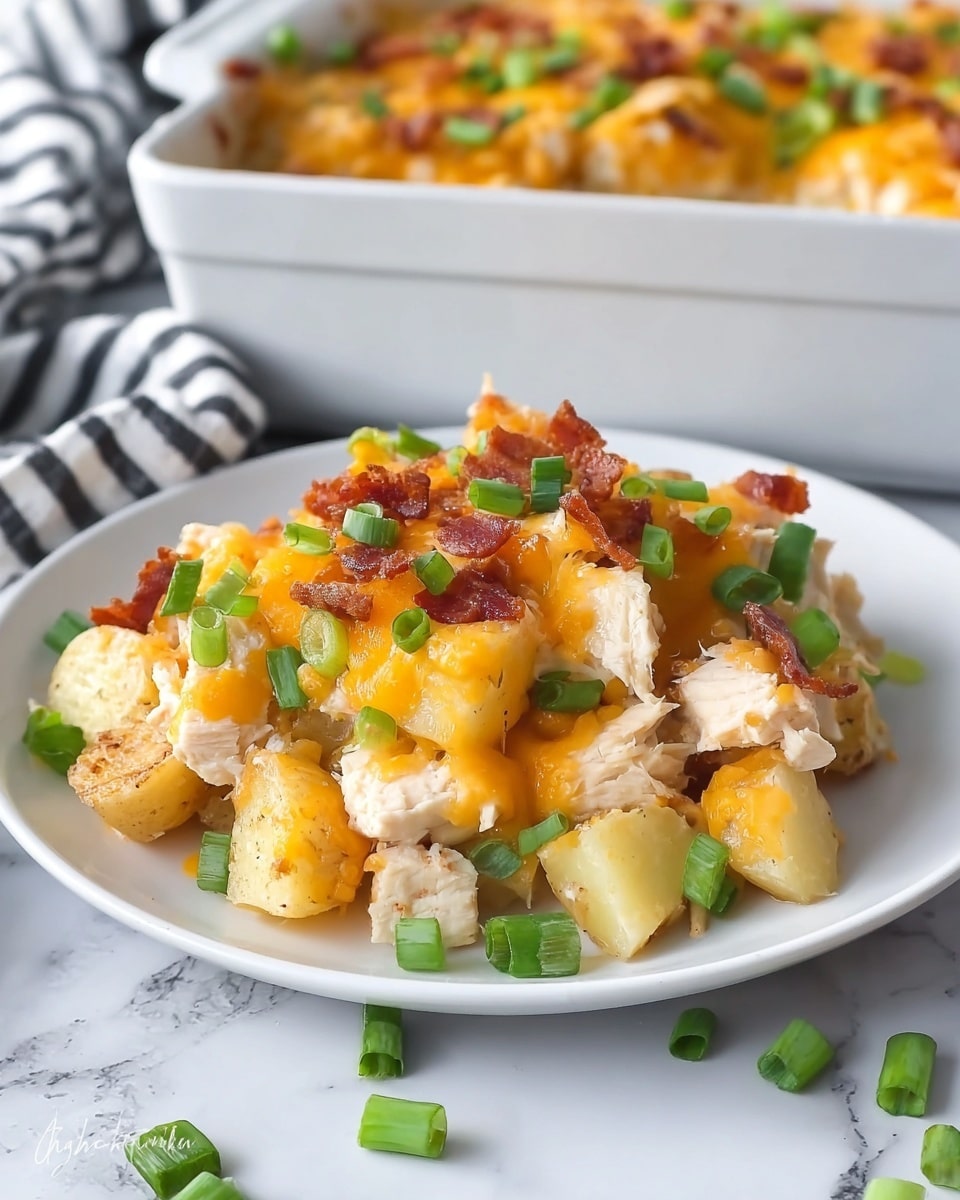 Loaded Potato Ranch Chicken Casserole Recipe