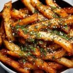 Spicy Garlic and Sesame Fries Recipe