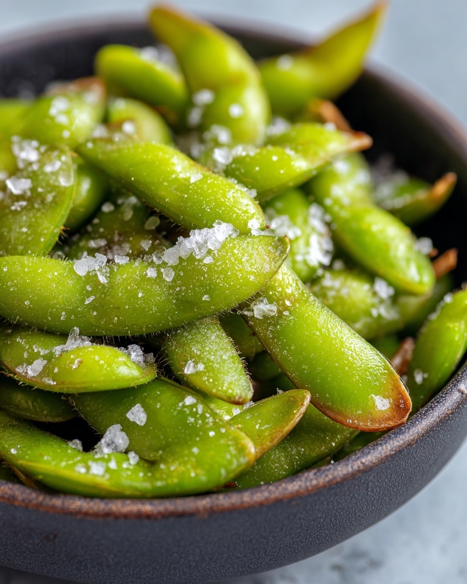 Edamame with Sea Salt and Lemon Recipe - Recipe Image