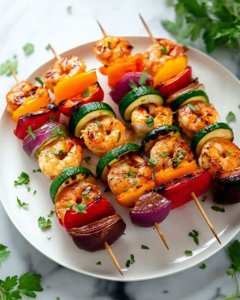 Spicy Shrimp and Veggie Skewers Recipe