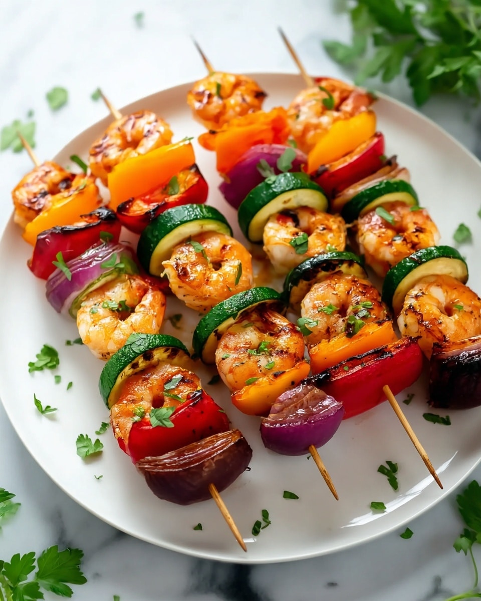 Spicy Shrimp and Veggie Skewers Recipe