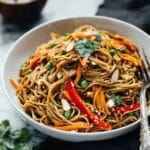 Spicy Peanut Soba Noodle Salad Recipe