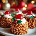 Rice Krispie Christmas Puddings Recipe