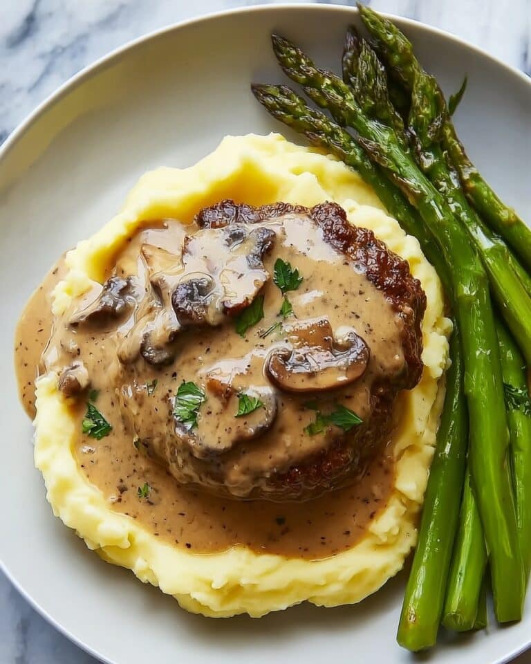 Salisbury Steak with Mushroom Gravy Recipe