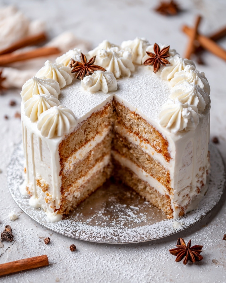 Chai Spice Layer Cake with Cream Cheese Frosting Recipe 6 Chai Spice Layer Cake with Cream Cheese Frosting Recipe - Recipe Image