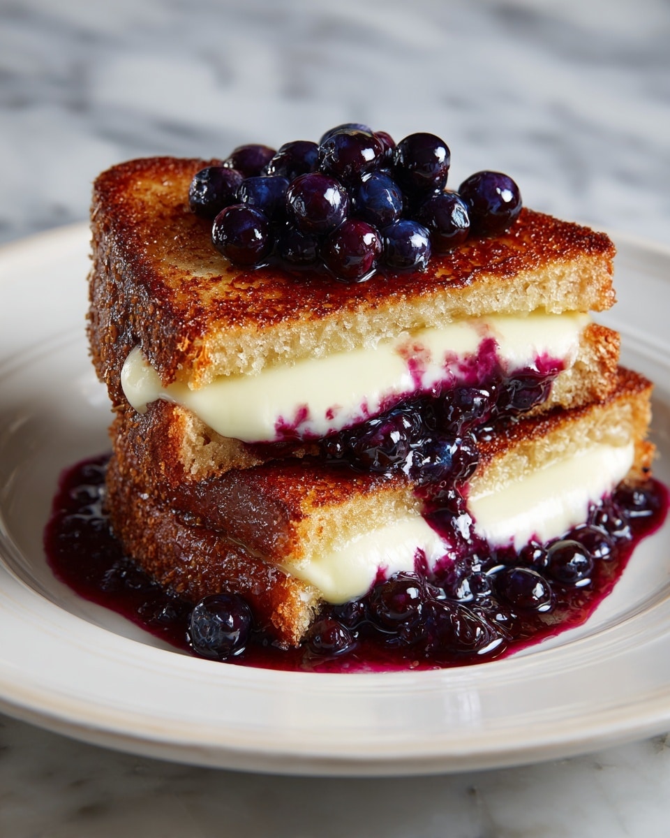 Blueberry Stuffed French Toast Recipe - Recipe Image