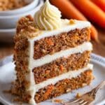 Moist Carrot Cake with Cream Cheese Frosting Recipe