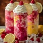 Whipped Pink Lemonade with Raspberries and Vanilla Cream Recipe
