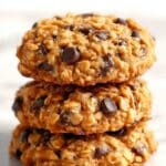 Healthy Breakfast Cookies with Banana, Almond Butter, and Raisins Recipe