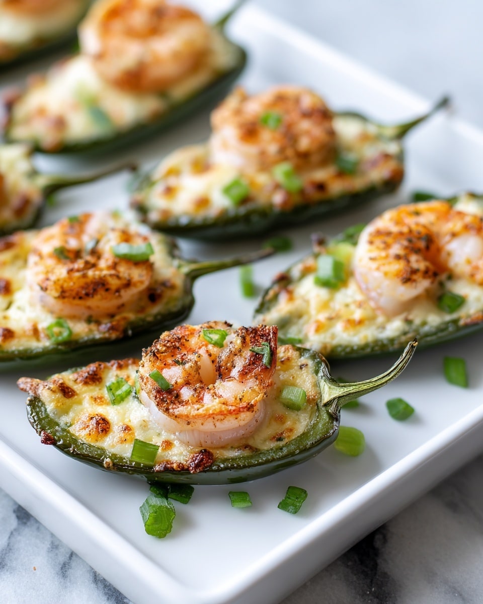 Fiery Cajun Shrimp Stuffed Jalapeños Recipe - Recipe Image