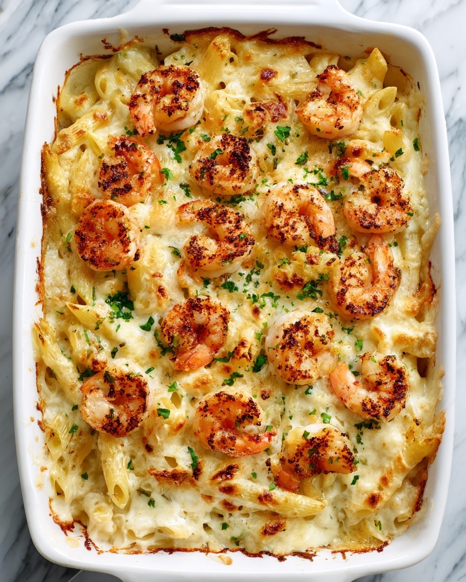 Shrimp Scampi Pasta Bake Recipe - Recipe Image