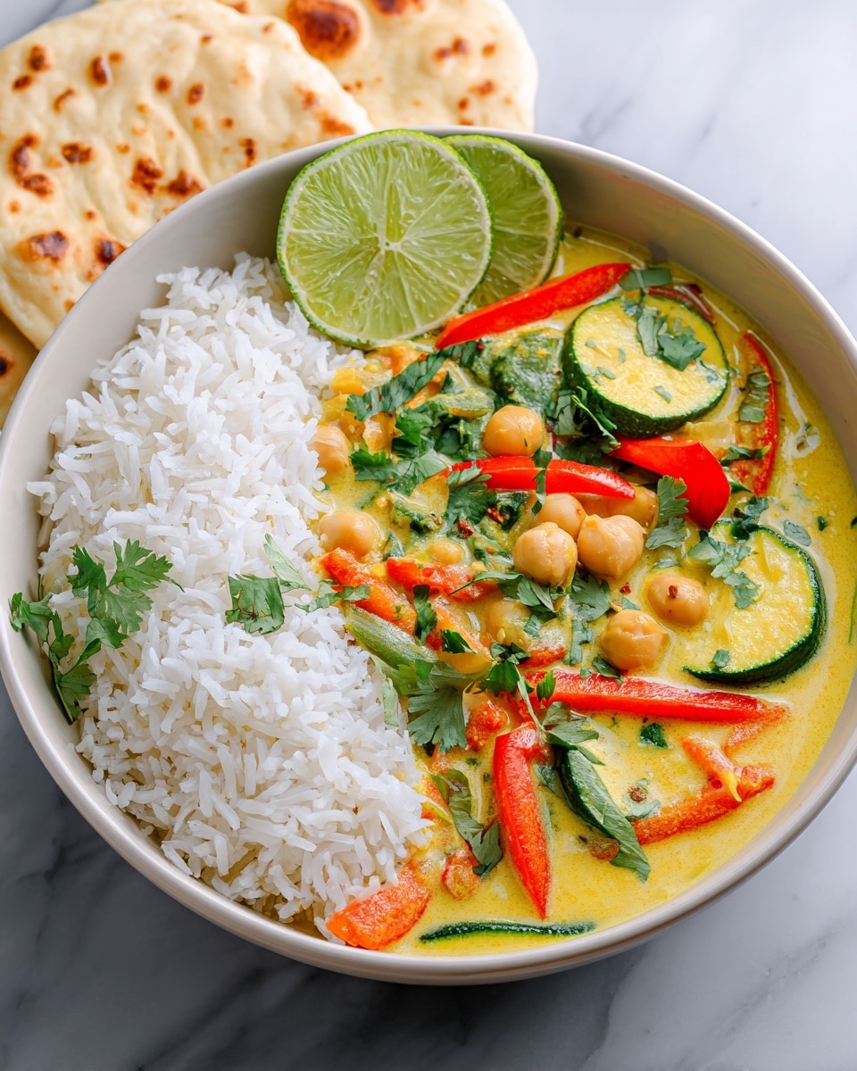 Coconut Curry with Vegetables and Protein Recipe