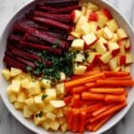 Raw Beet Salad with Apples and Carrots Recipe