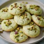 Pistachio Cookies with White Chocolate Chips Recipe