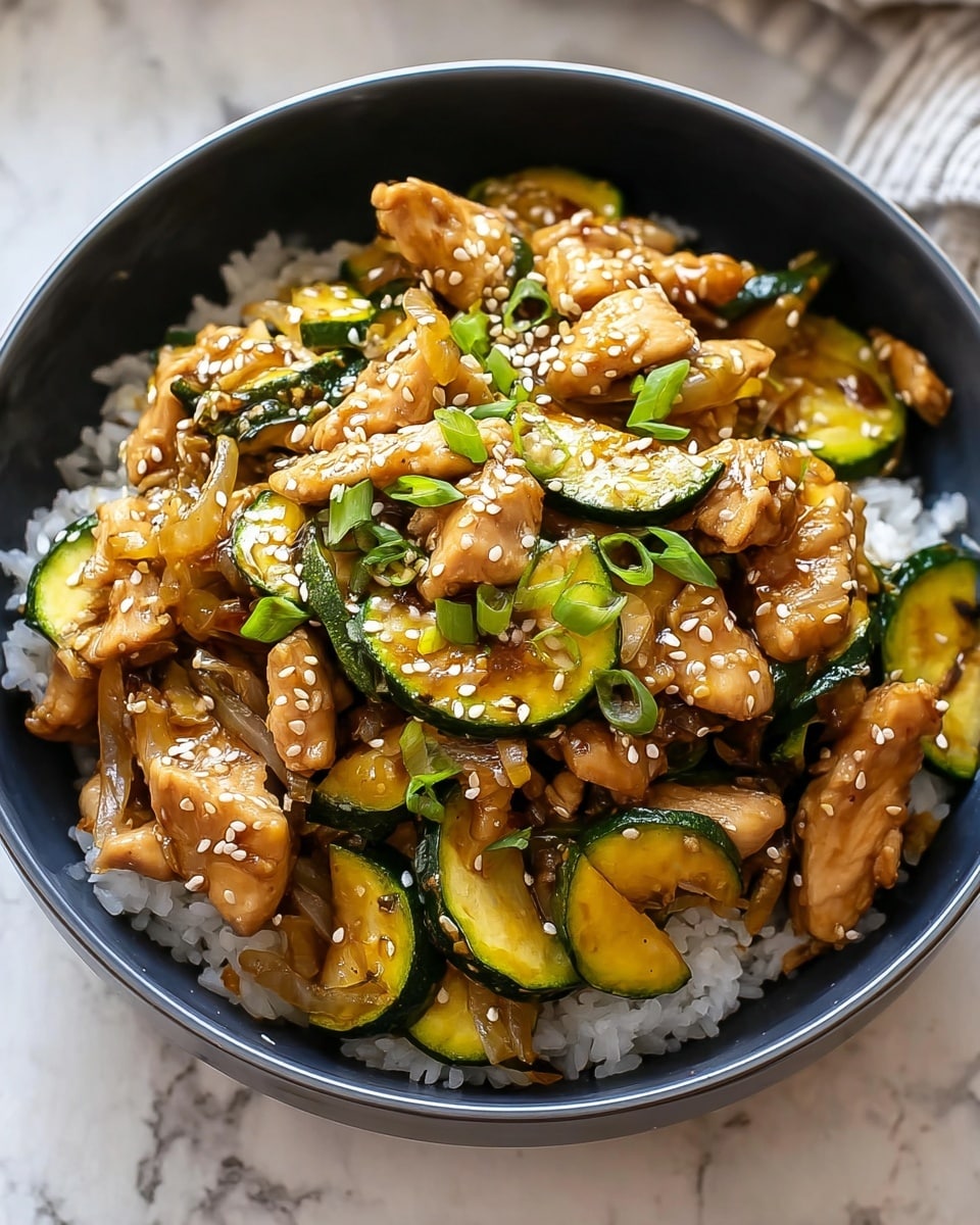 Chicken Zucchini Stir Fry Recipe