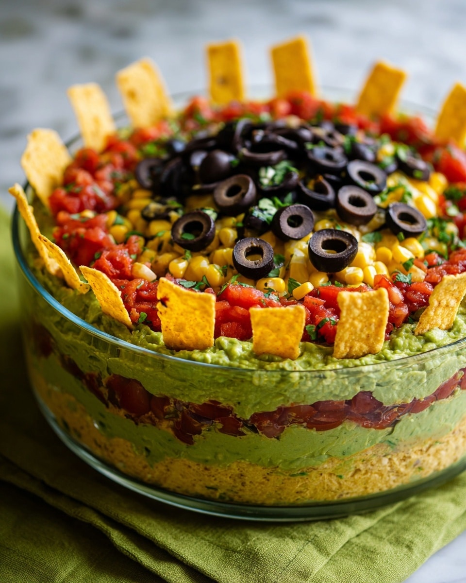 Layered Mexican Salad Recipe - Recipe Image