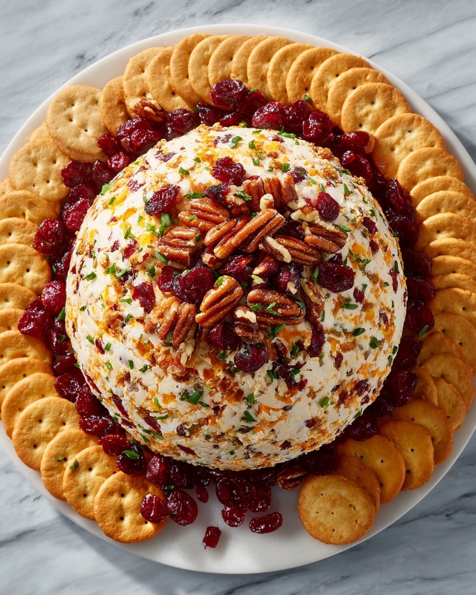 Cranberry Pecan Cheese Ball Recipe - Recipe Image