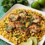 Cilantro-Lime Chicken with Fresh Corn Salsa Recipe