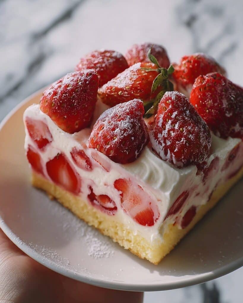 Strawberry Italian Cream Pound Cake Recipe