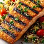 Grilled Salmon with Quinoa Salad Recipe