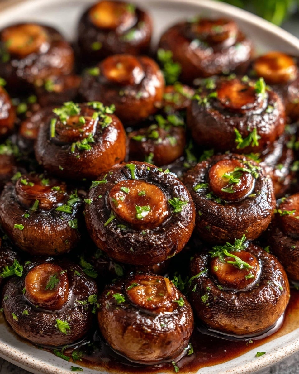 Honey and Garlic Roasted Mushrooms Recipe 6 Honey and Garlic Roasted Mushrooms Recipe - Recipe Image