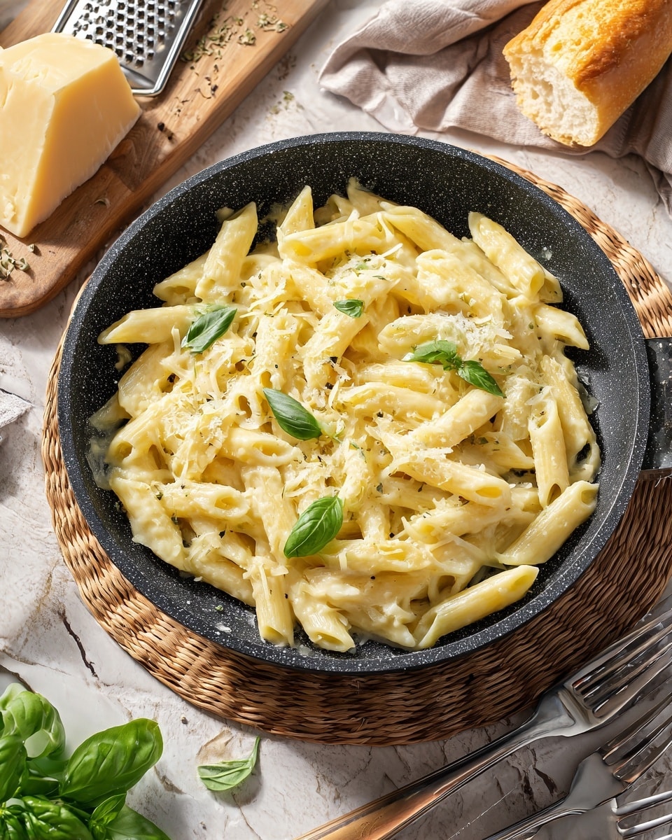 One-Pan Garlic and Herb Pasta Recipe - Recipe Image