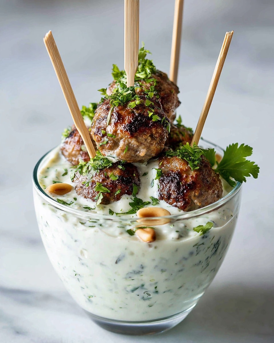 Greek-Inspired Meatballs Recipe - Recipe Image