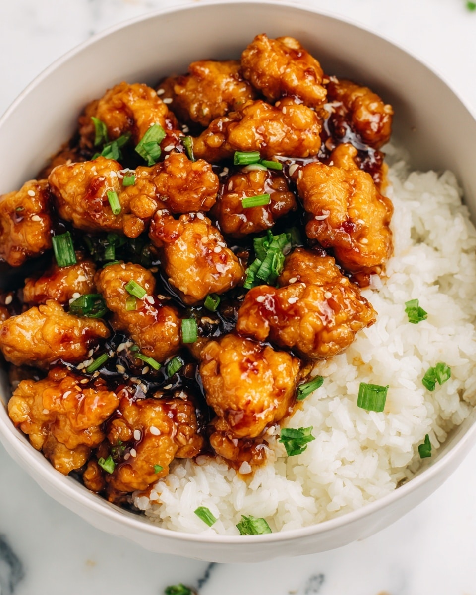 Honey BBQ Chicken Rice Recipe - Recipe Image