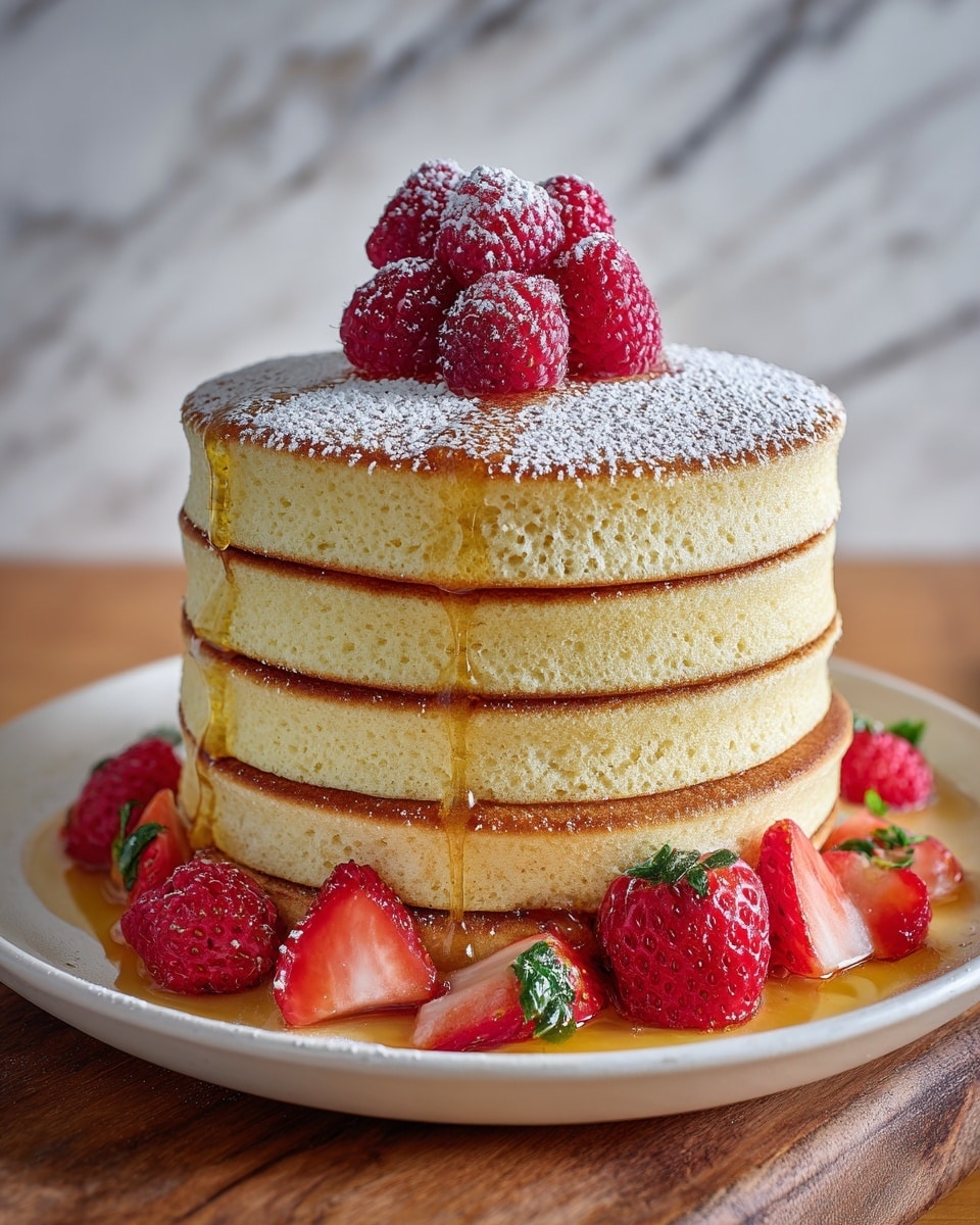 Fluffy Japanese Soufflé Pancakes Recipe 6 Fluffy Japanese Soufflé Pancakes Recipe - Recipe Image