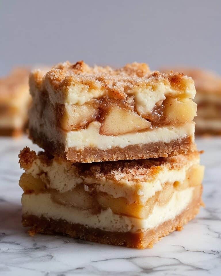 Gluten Free Apple Cheesecake Bars Recipe