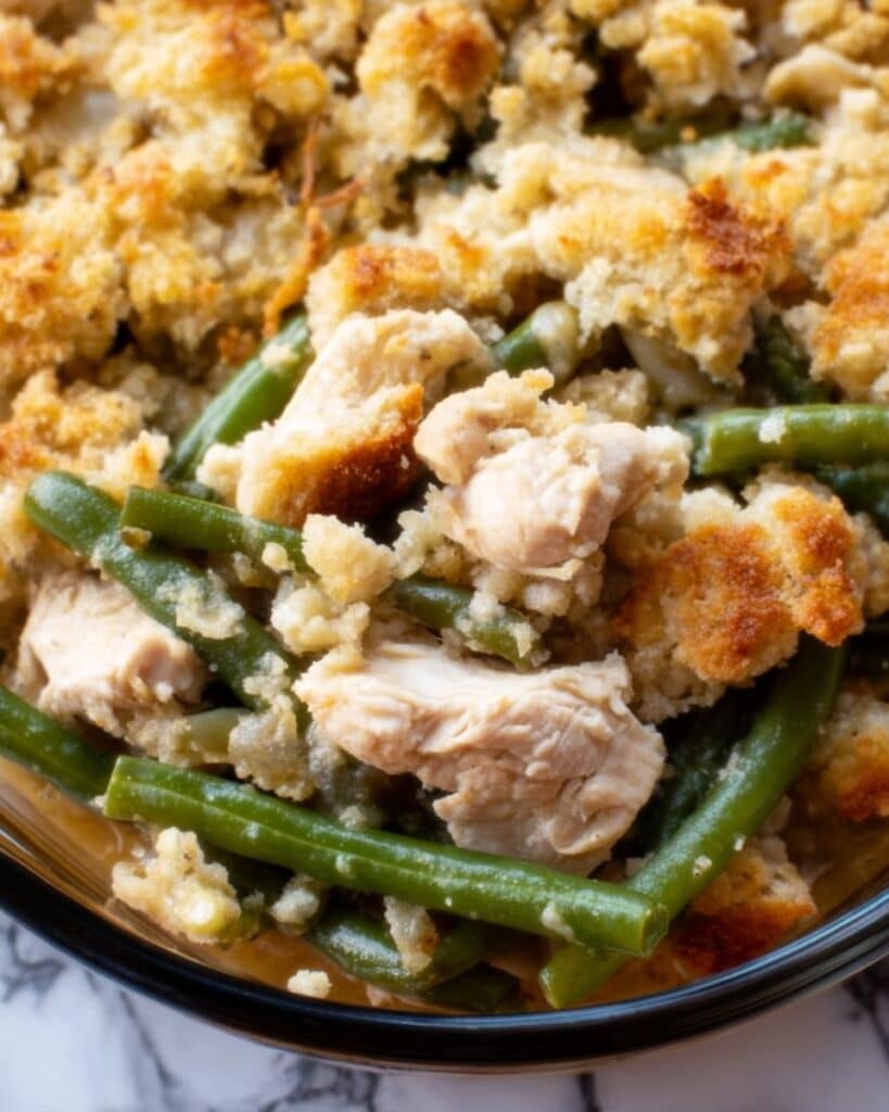 Crockpot Chicken and Stuffing Bake Recipe