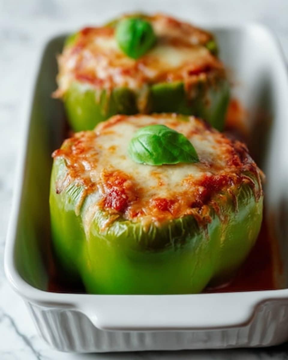 Cheesy Baked Chicken Stuffed Peppers Recipe - Recipe Image