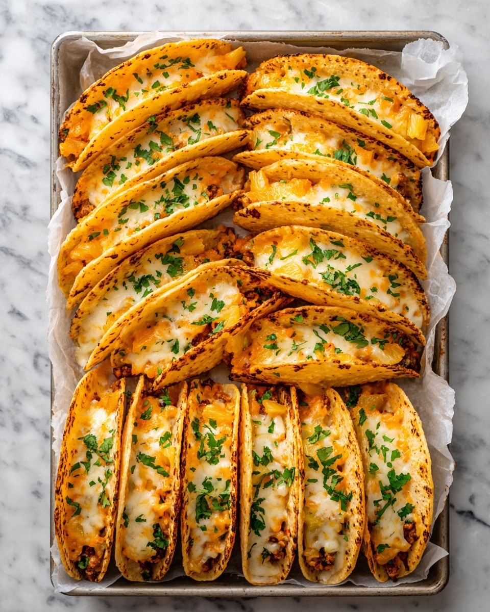 Mini Baked Chicken Tacos Recipe - Recipe Image