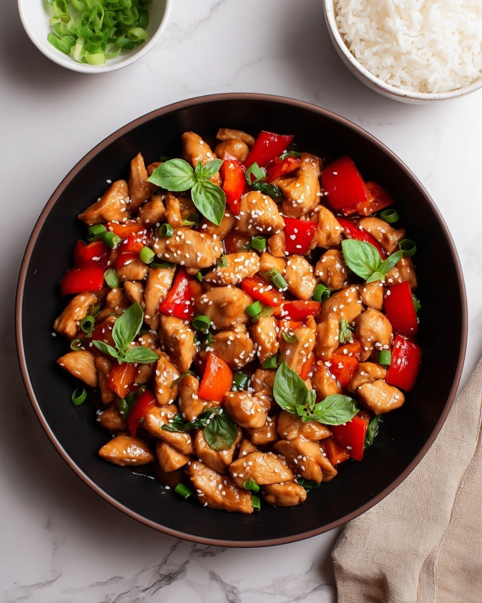 Thai Basil Chicken Recipe - Recipe Image